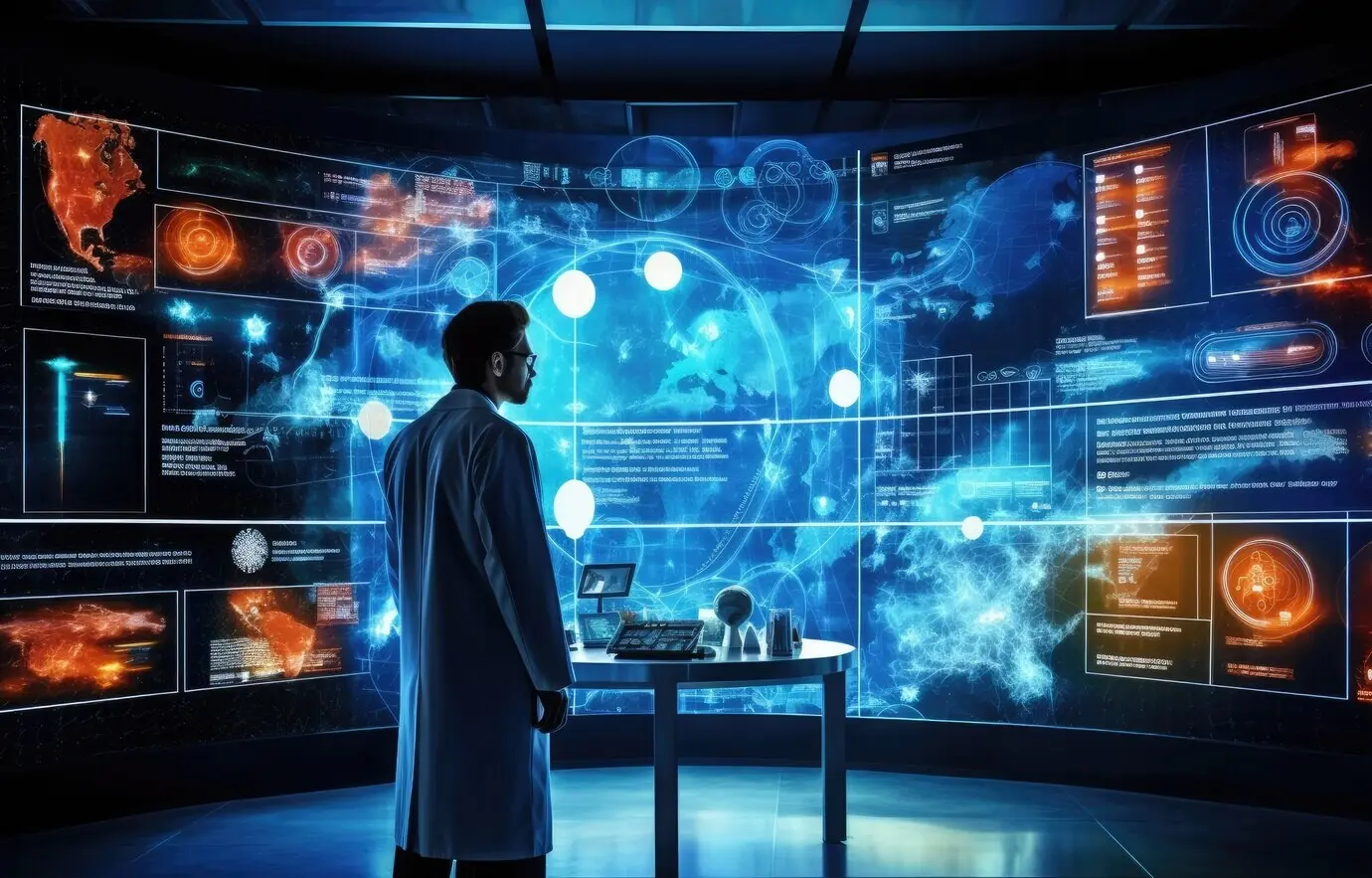 Concepto de doctor del futuro